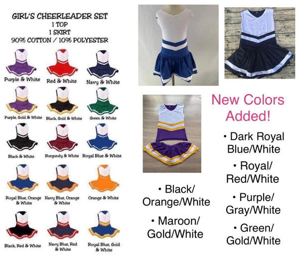 Cheerleading Skirt and Shirt Listing 2