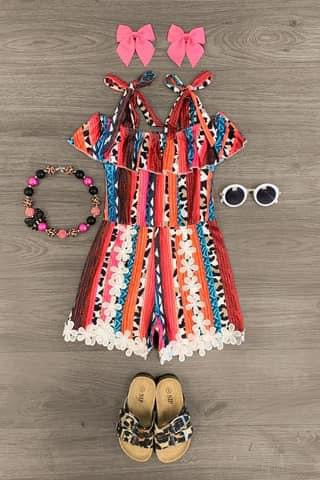 Serape Romper