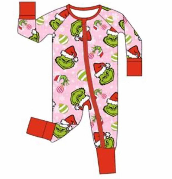 Grinch Mom and Me Pajamas