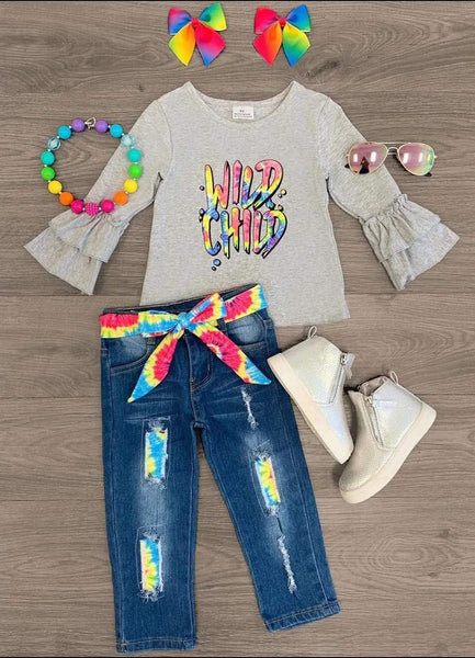 Wild Child Tie Dye Set